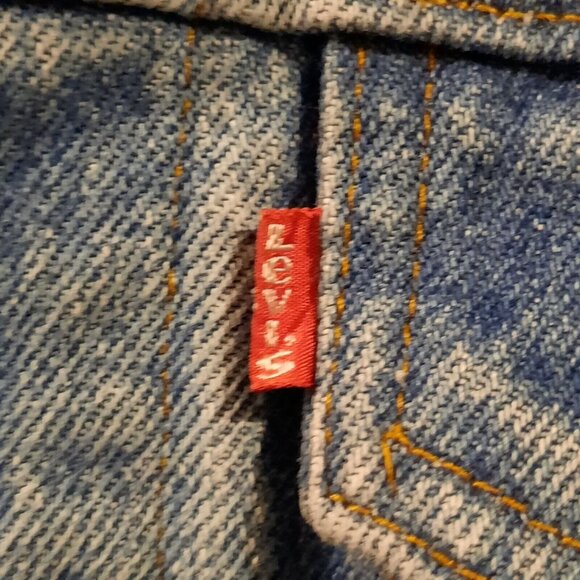 Vtg Levis Jacket Mens 44 Denim Jean Trucker Type 3 Made In USA Faded 80s 70506 - Picture 5 of 15